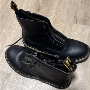 Dr. Martens Black Combat Boots